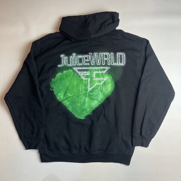 JUICE WRLD x FAZE CLAN Hoodie Colab Legends Never Die” - Sz M - Read - Picture 1 of 14